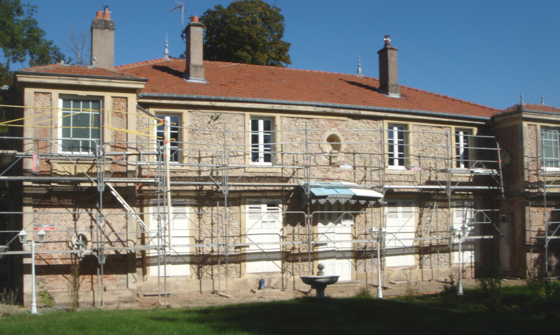 Rénovation de façade avec hydrogommage